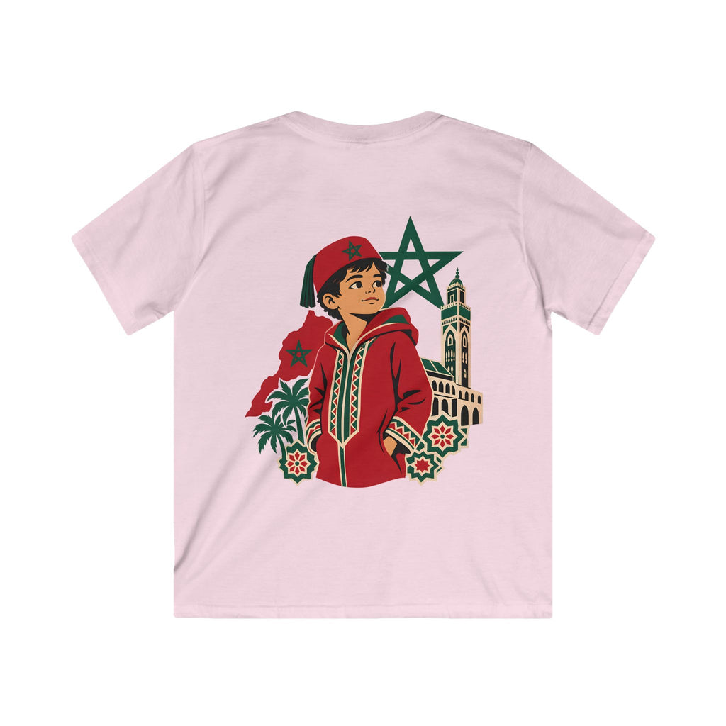 T-shirt enfant marocain — Illustration Casablanca 212