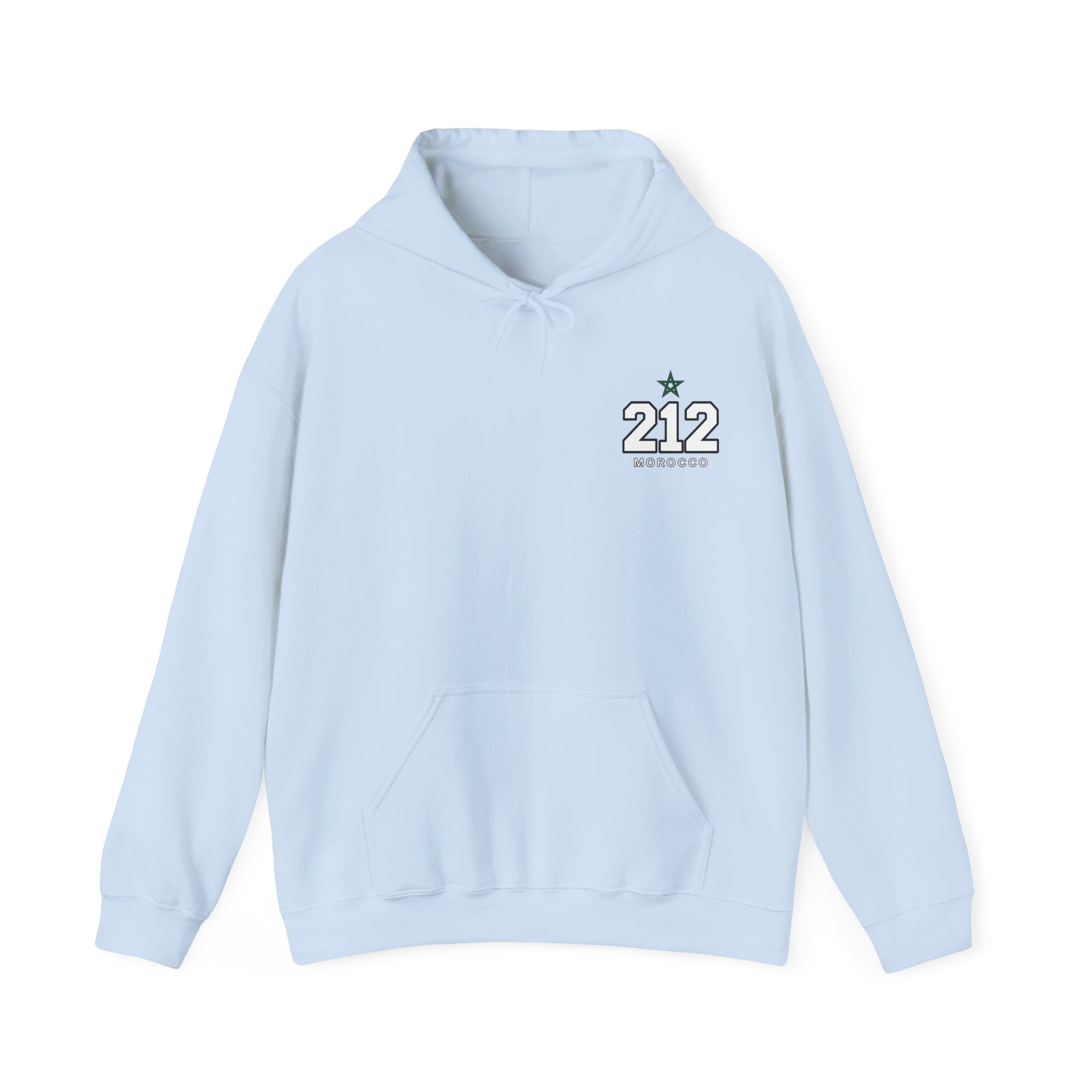 Hoodie Morocco 212 — Sweat à Capuche Vintage Numéro Maroc - LUMÏA