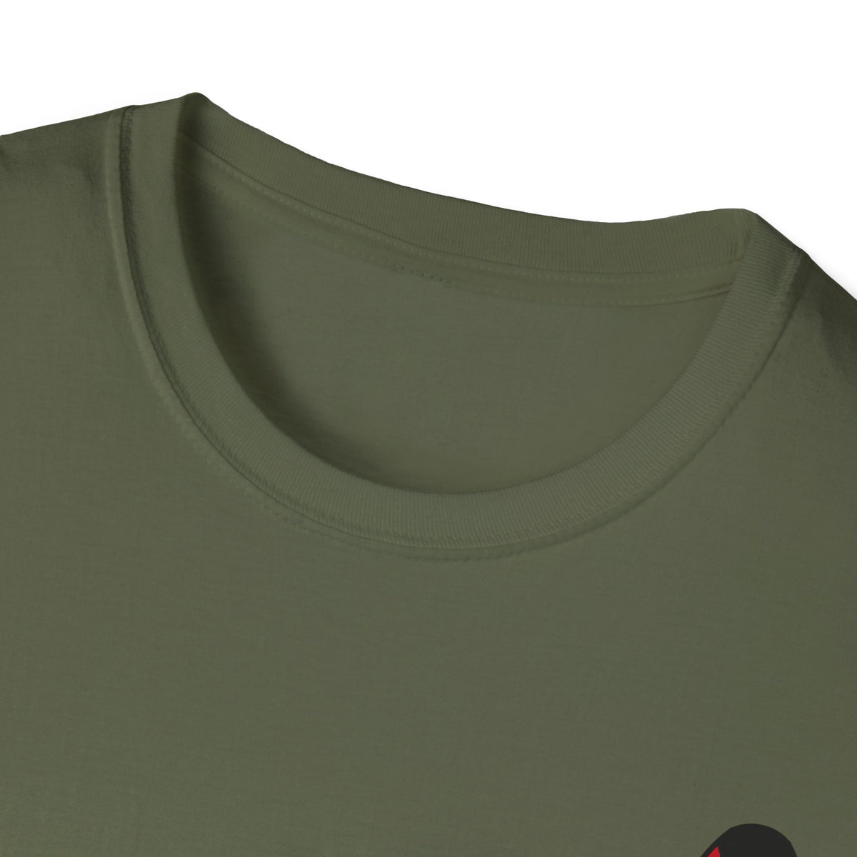 T-shirt Ruban de solidarité, rouge noir et vert - LUMÏA