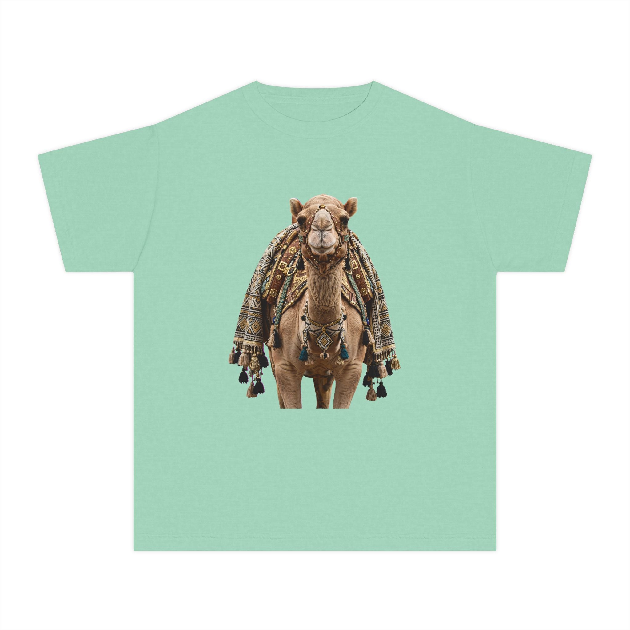 Youth Tee — Cute Camel Graphic Shirt (Boho Desert Vibe)