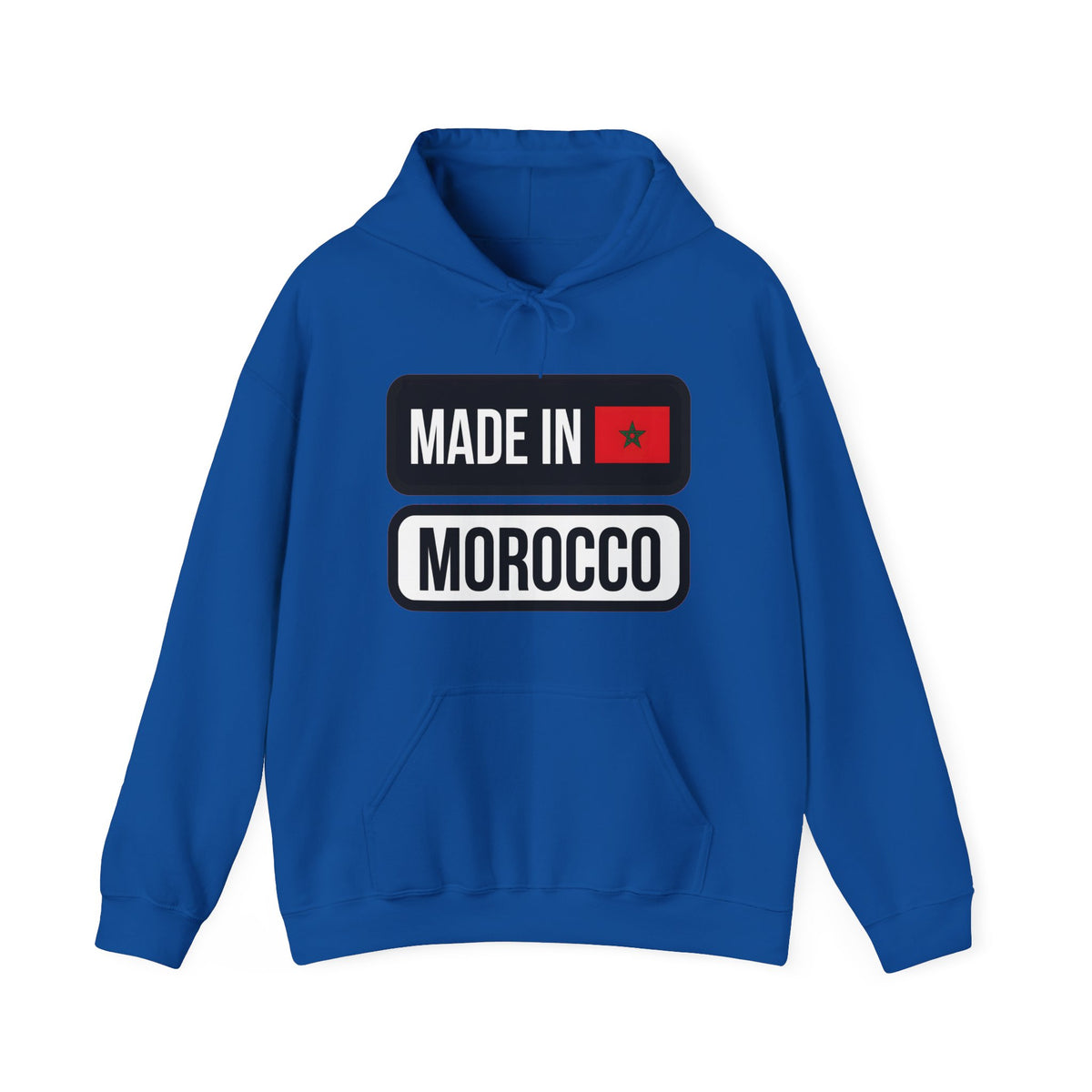 Sweat à capuche fabriqué au Maroc, lion Casa Blanca - LUMÏA