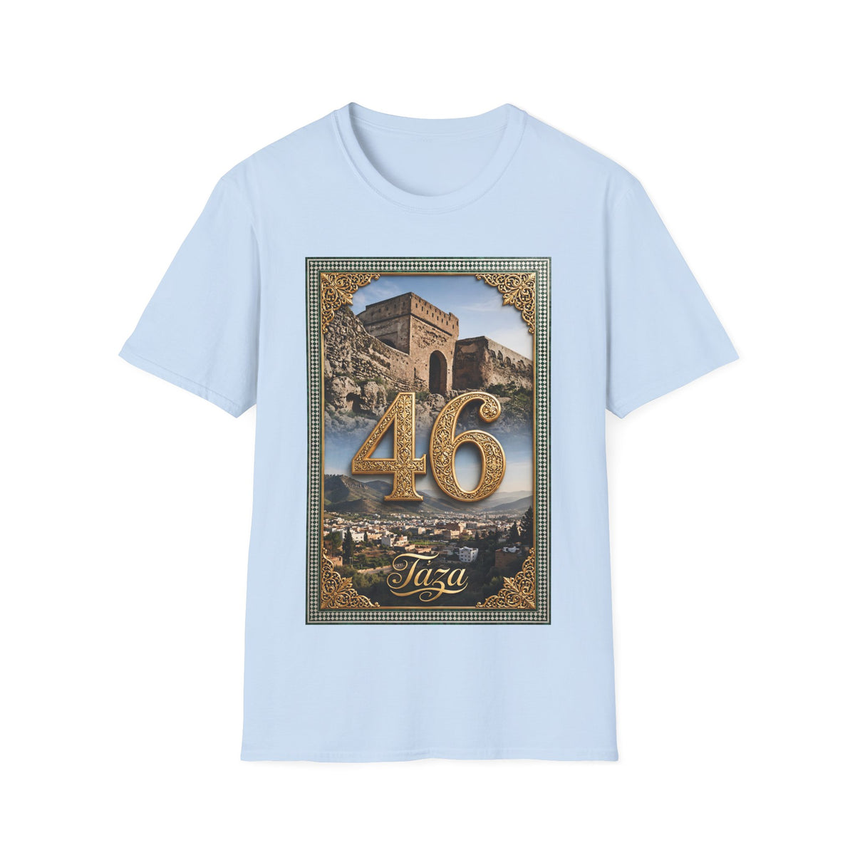 46 Meknès Ramparts T-Shirt — Moroccan Ancient Walls Graphic Tee - LUMÏA