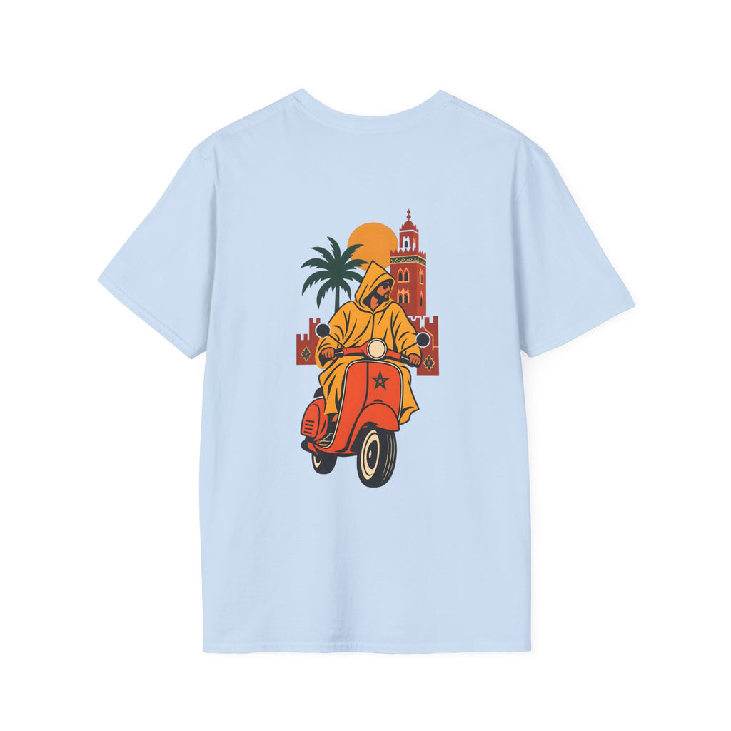 T-shirt Made in Morocco — Écusson drapeau marocain