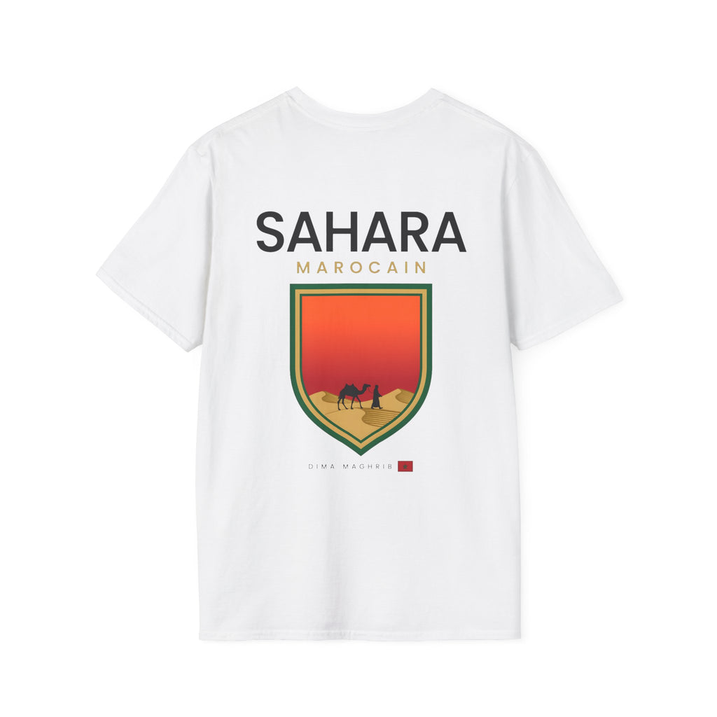 Sahara Sunset T-Shirt — Desert Shield Graphic Tee - LUMÏA