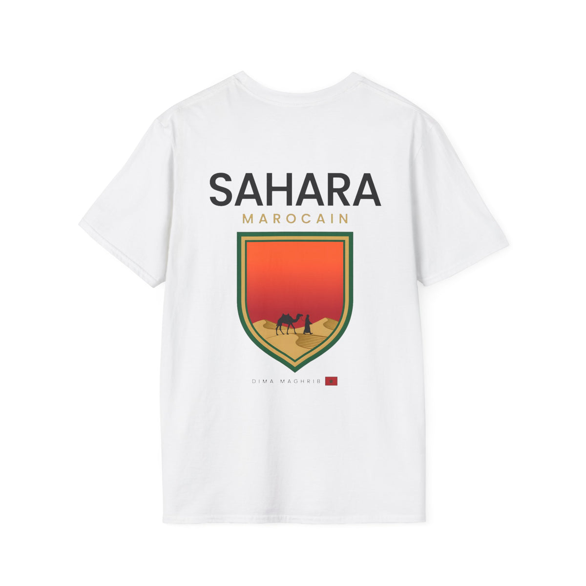 Sahara Sunset T-Shirt — Desert Shield Graphic Tee - LUMÏA