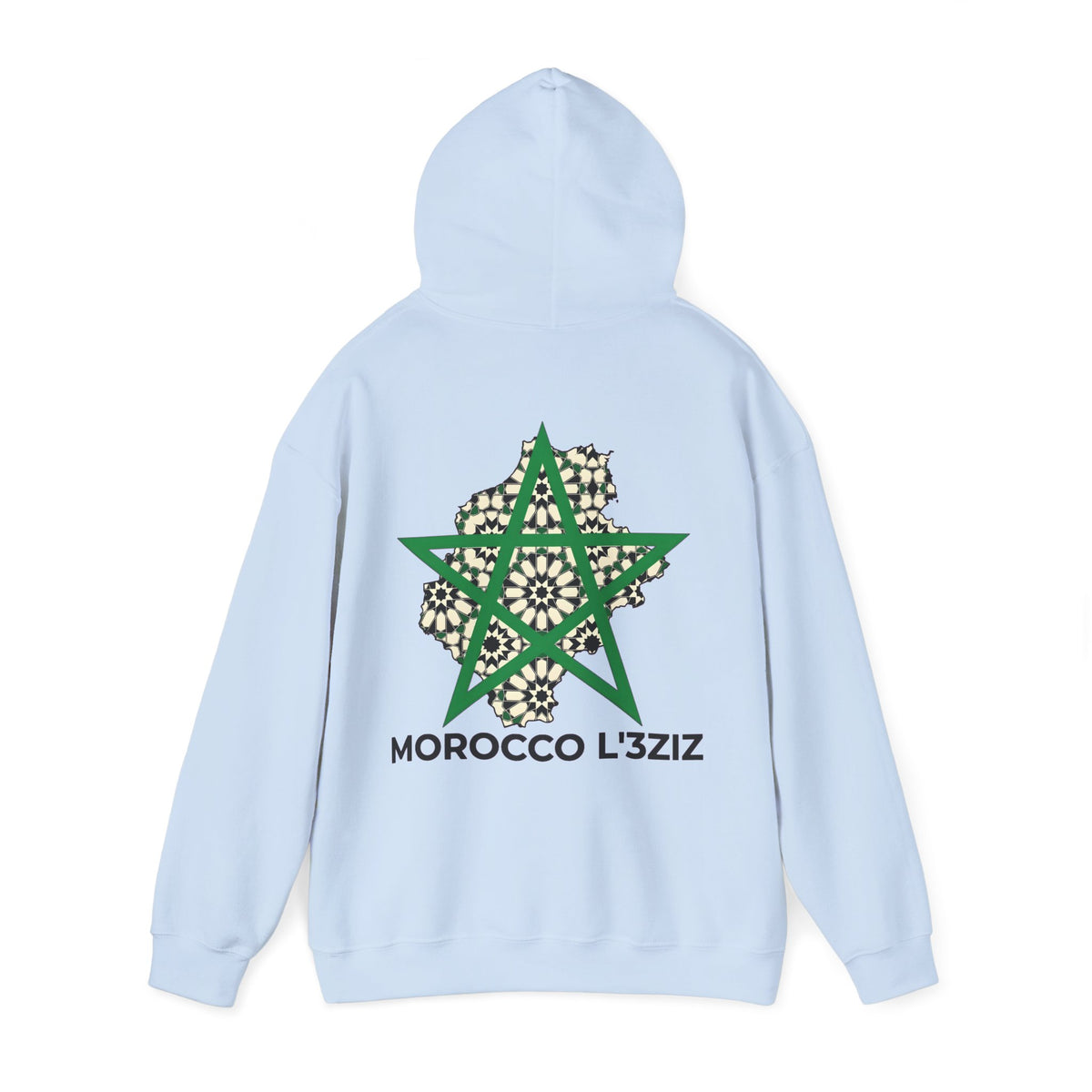 Sweat à capuche L’3ziz – Étoile et mosaïque marocaine - LUMÏA