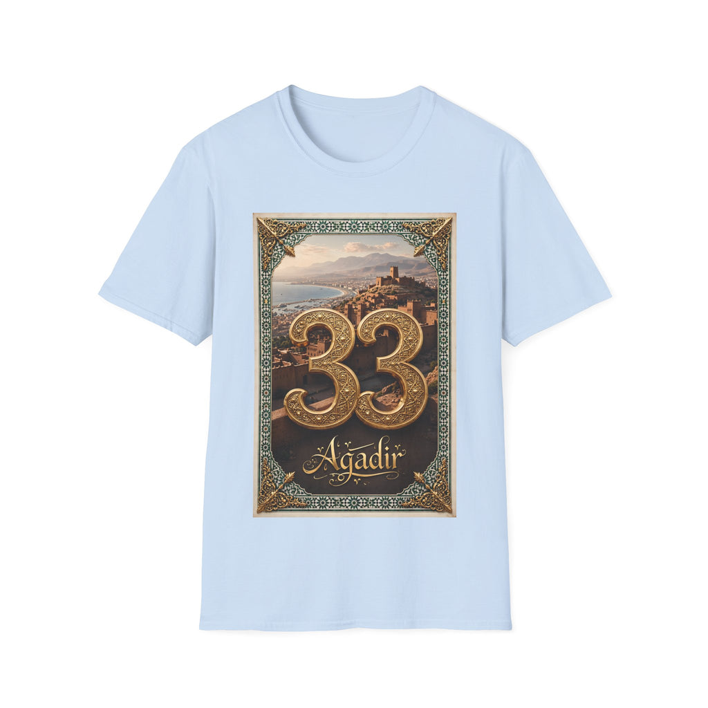 Moroccan Agadir 33 Vintage Poster T-Shirt