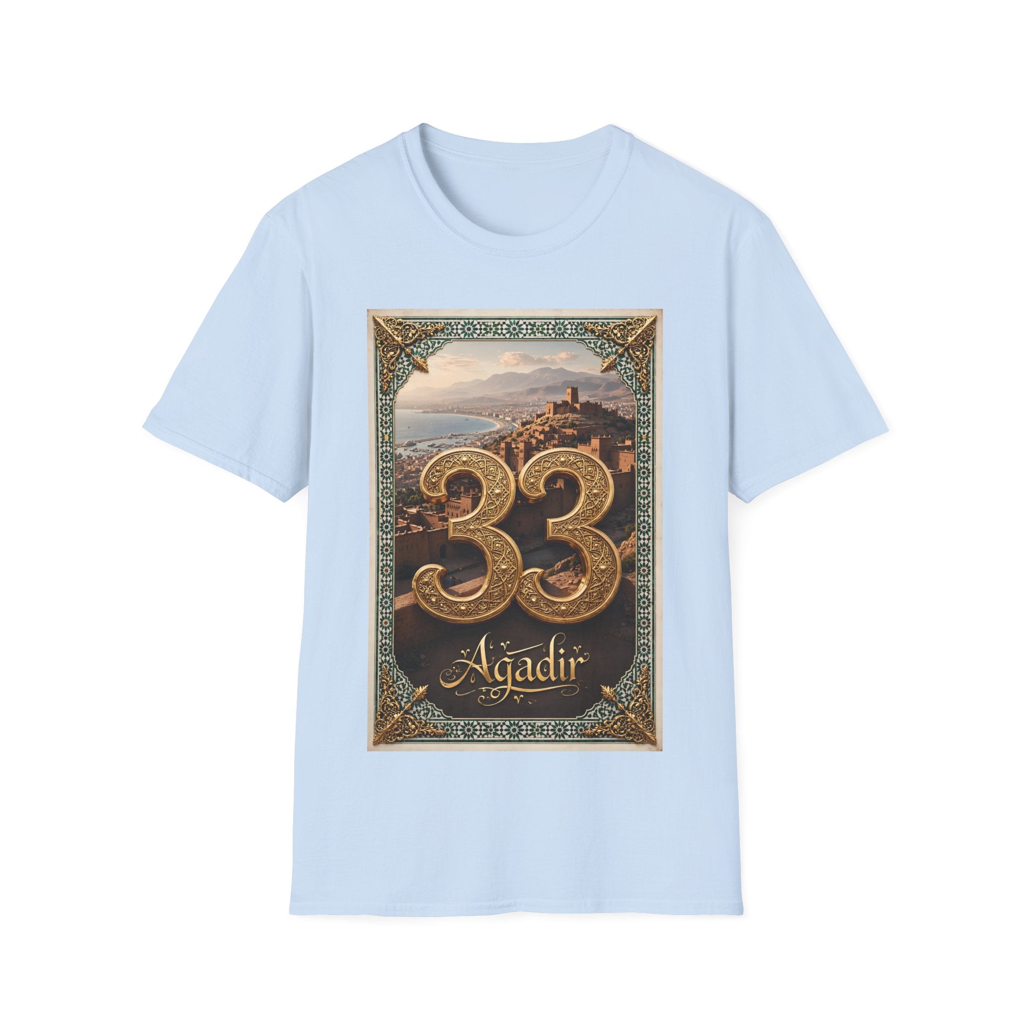 Moroccan Agadir 33 Vintage Poster T-Shirt