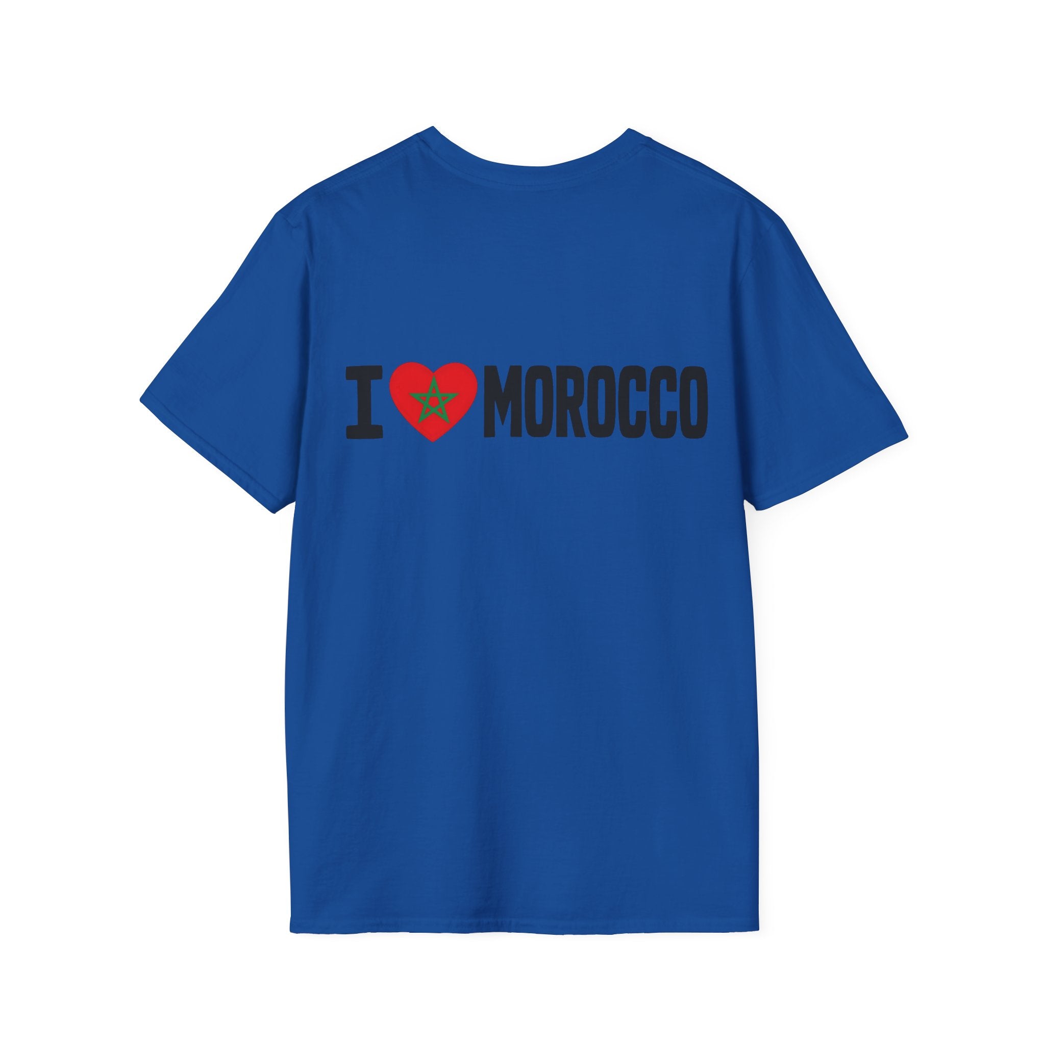 T-Shirt — Morocco 212 Minimal License Plate Design