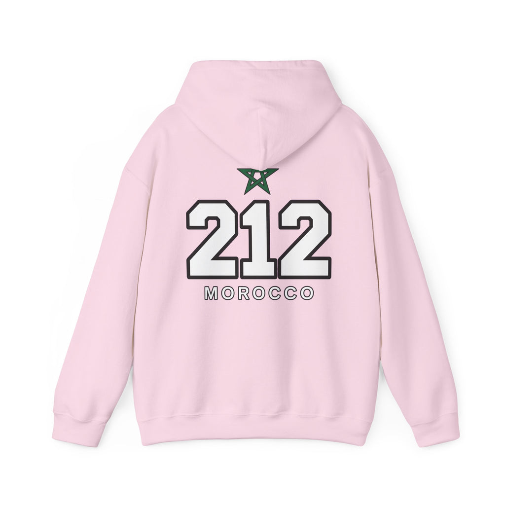 Hoodie Morocco 212 — Sweat à Capuche Vintage Numéro Maroc - LUMÏA