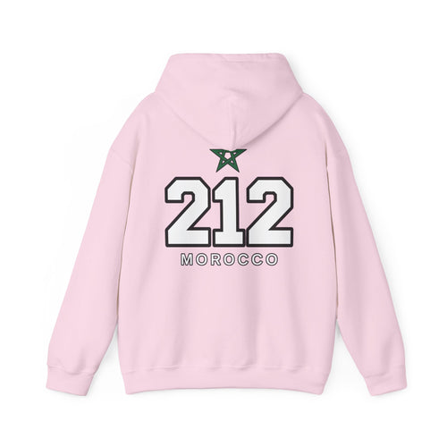 Hoodie Morocco 212 — Sweat à Capuche Vintage Numéro Maroc - LUMÏA