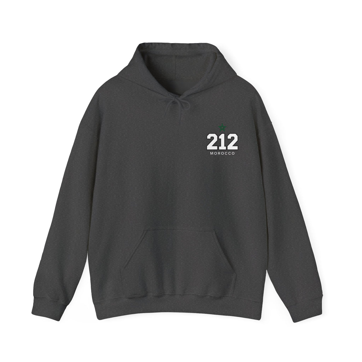 Hoodie Morocco 212 — Sweat à Capuche Vintage Numéro Maroc - LUMÏA