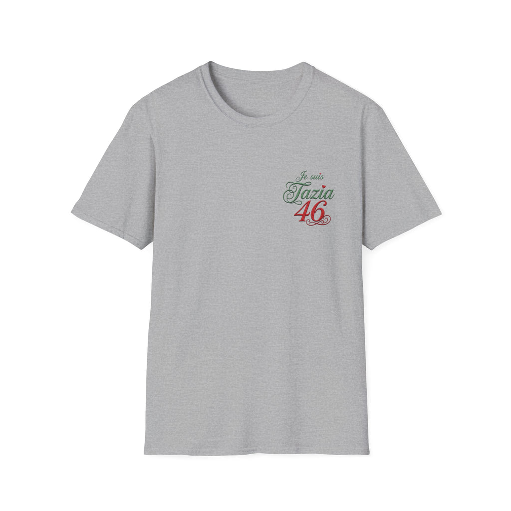 T-Shirt « Je suis Tazia 46 » — Tee Casual Français-Arabe LUMÏA - LUMÏA