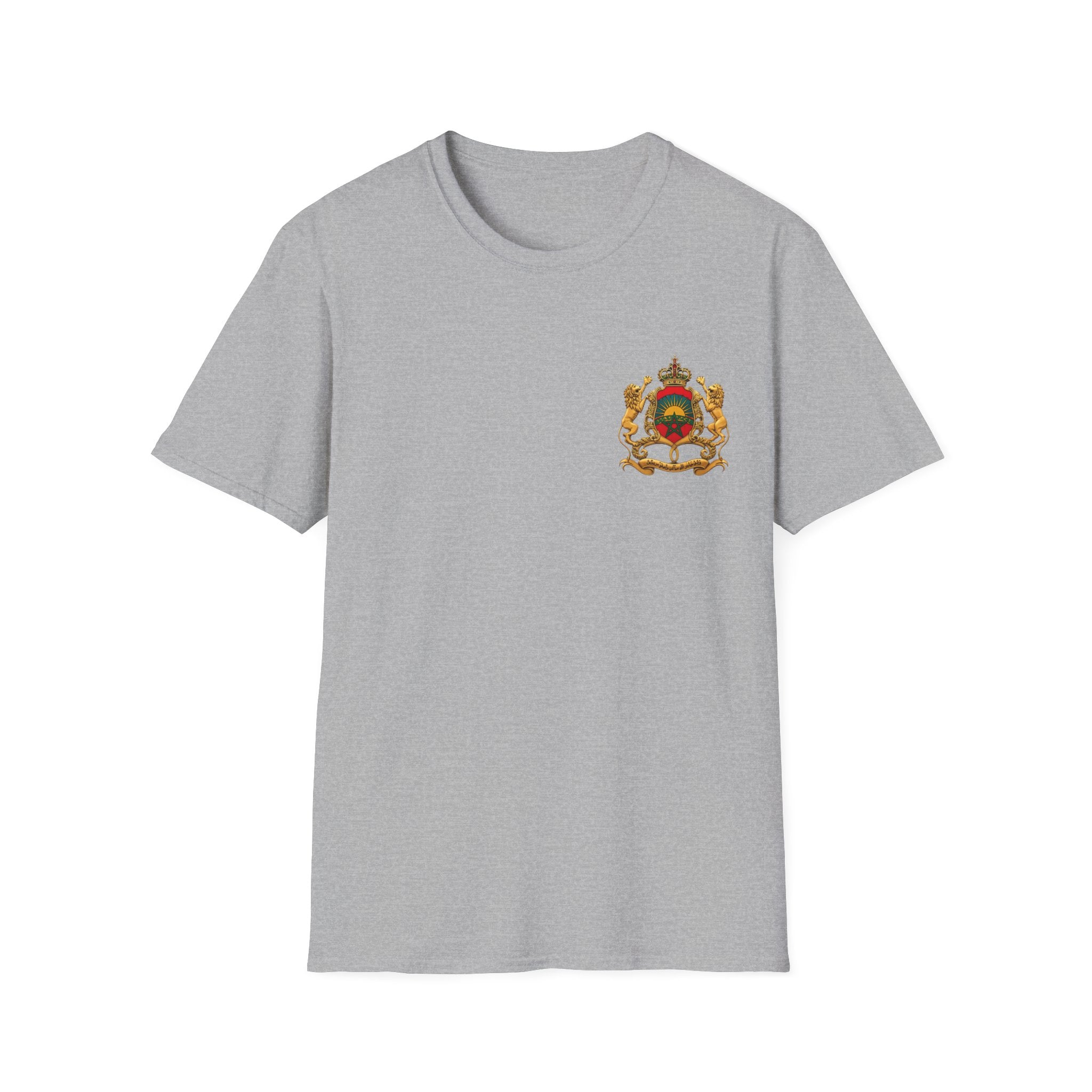 Moroccan Royal Crest Chest Logo T‑Shirt
