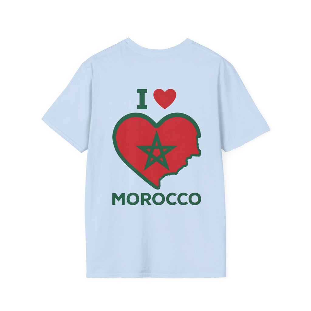 I Love Morocco Heart T-Shirt — Casual Travel Souvenir Tee