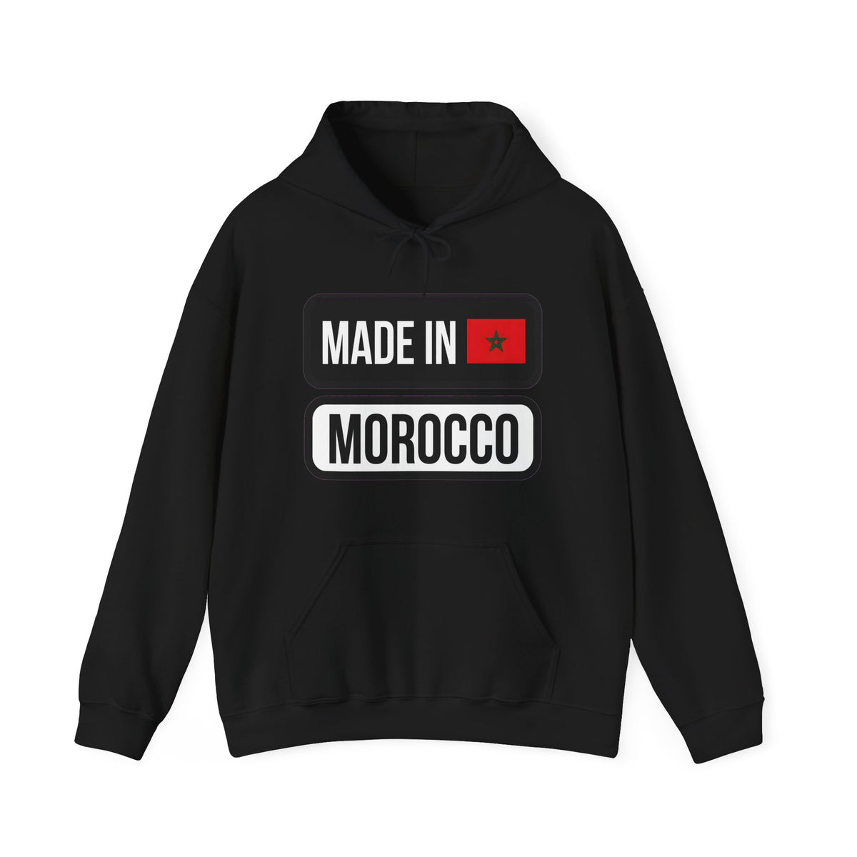 Sweat à capuche fabriqué au Maroc, lion Casa Blanca - LUMÏA