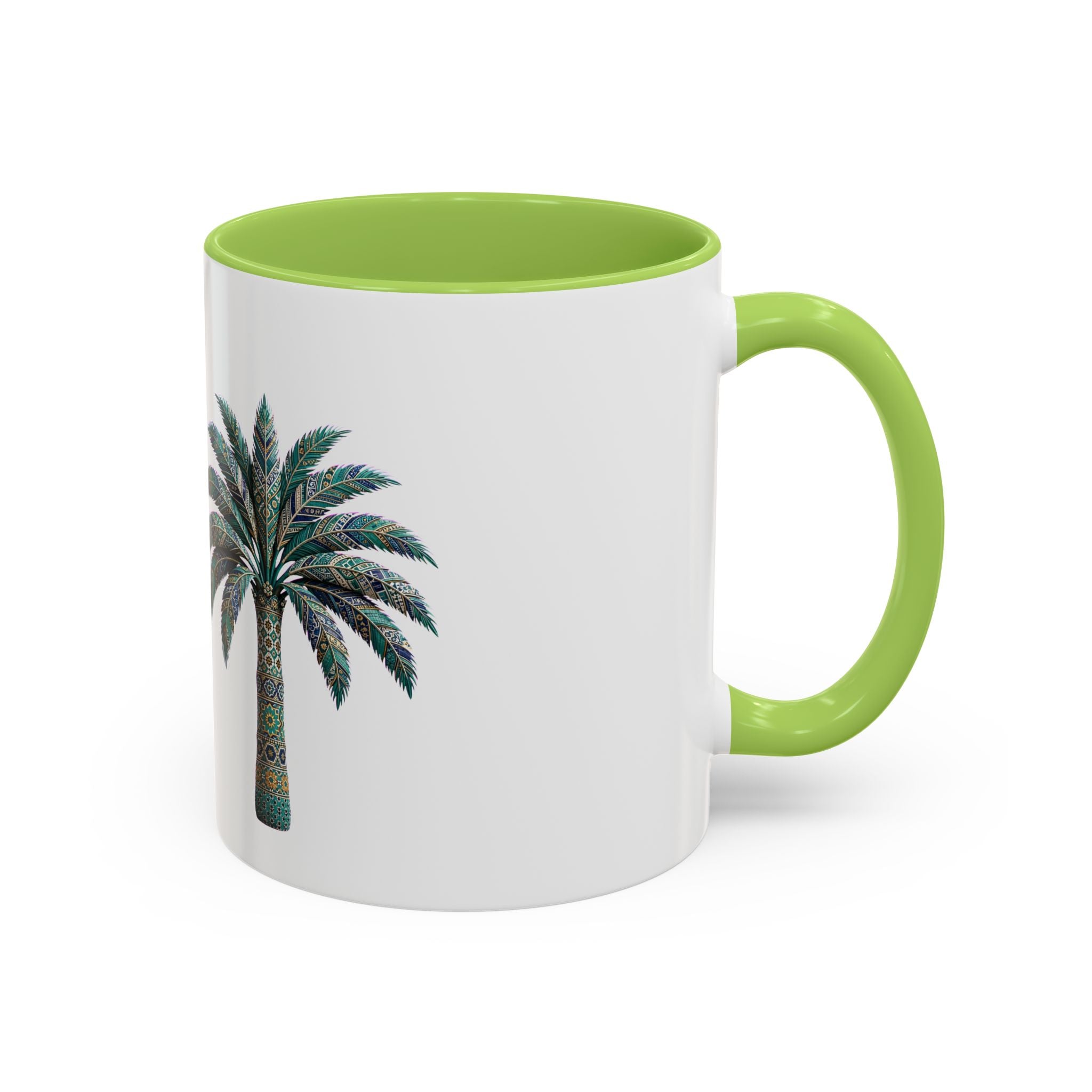 Boho Camel & Palm Accent Coffee Mug – 11/15oz Rustic Desert Travel Tea Cup