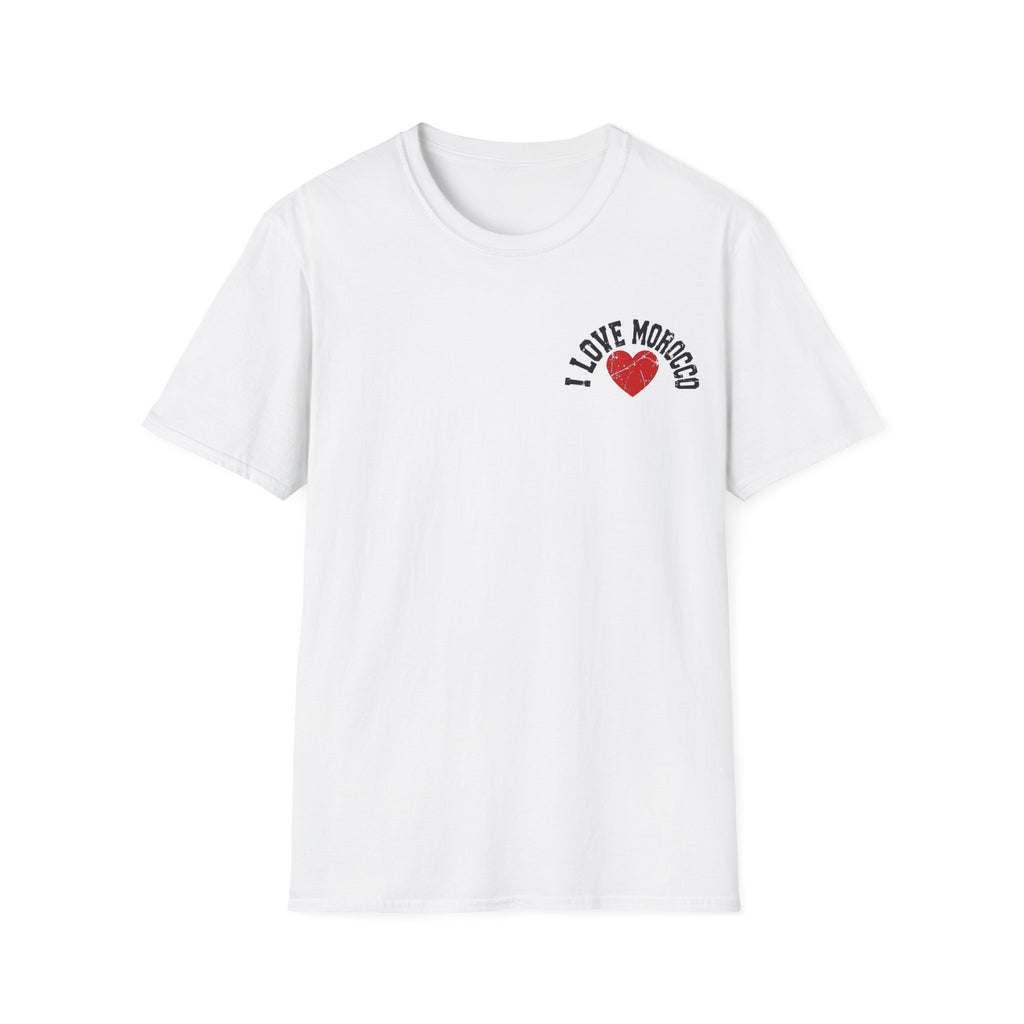 I Love Morocco Heart T-Shirt — Casual Travel Souvenir Tee