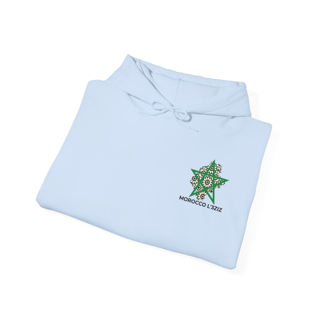 Sweat à capuche L’3ziz – Étoile et mosaïque marocaine - LUMÏA