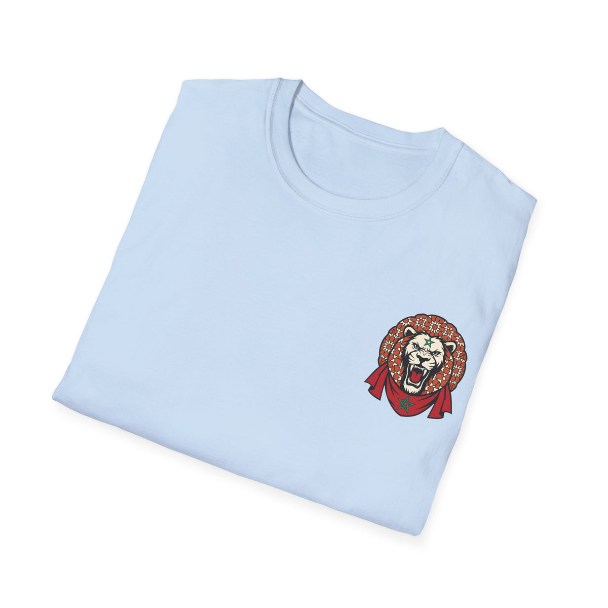 T-shirt Lion du Maroc, mosaïque et force - LUMÏA