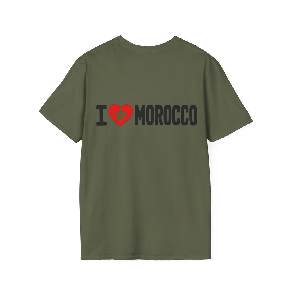 T-Shirt — I  Morocco Minimal Chest Logo Tee