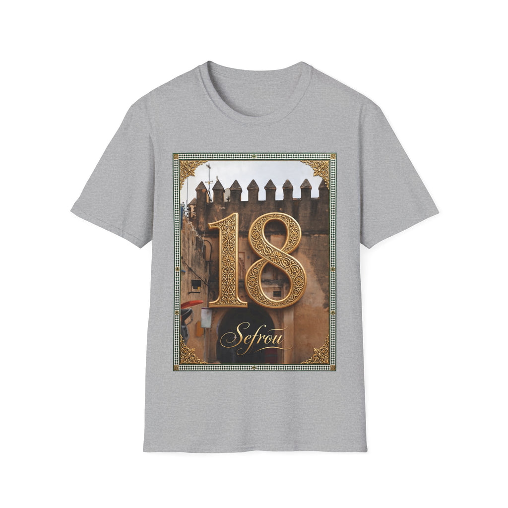 18th Birthday Tee — Elegant Gold Number Birthday T-Shirt - LUMÏA
