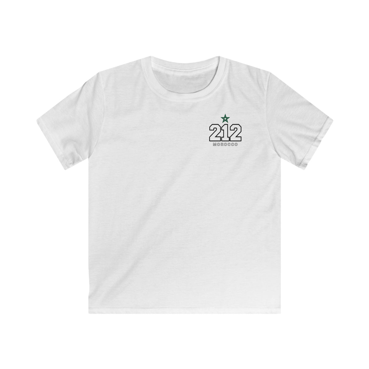 T-shirt enfant marocain — Illustration Casablanca 212
