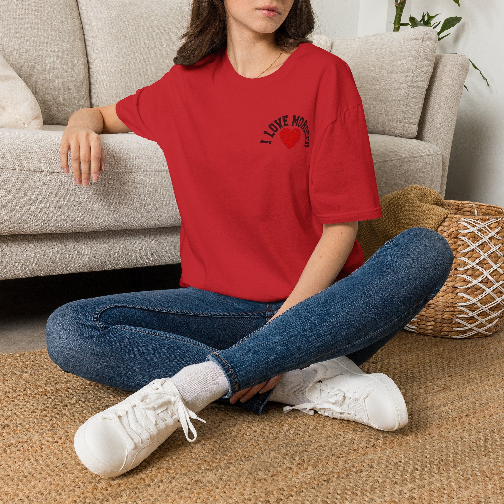 I Love Morocco Heart T-Shirt — Casual Travel Souvenir Tee