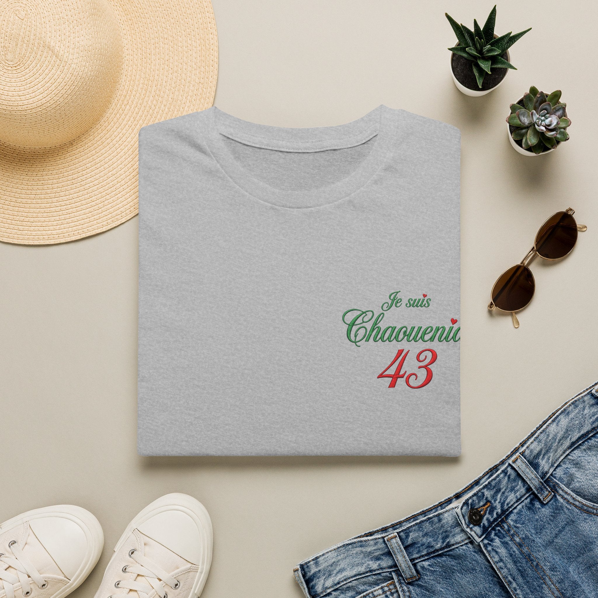 T-Shirt « Je suis Chaouenia 43 » — Tee Casual Français-Arabe LUMÏA - LUMÏA