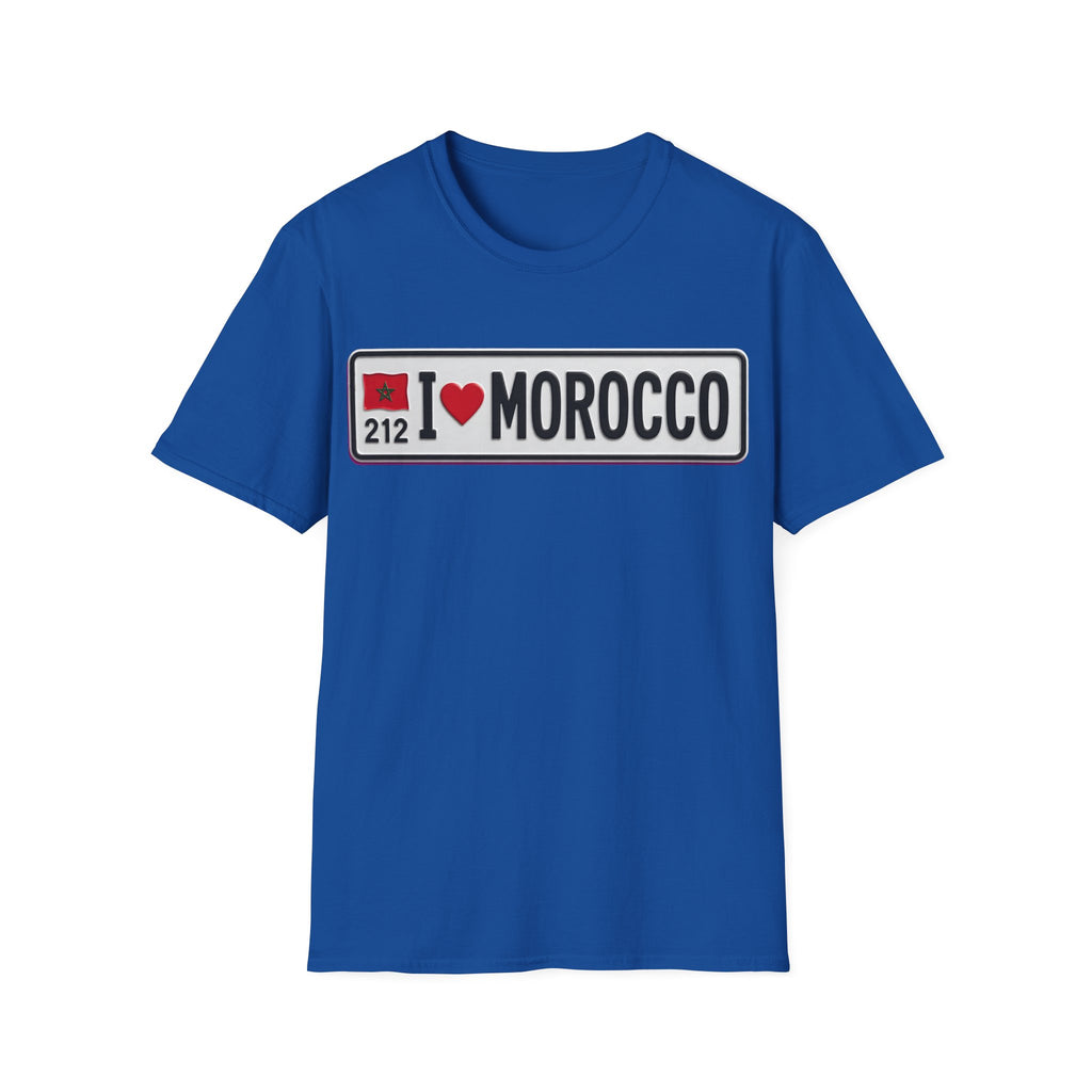 I  Morocco T-Shirt — Passport Plate Travel Tee