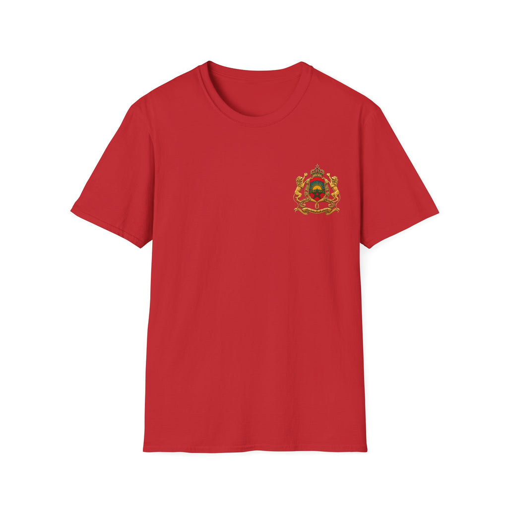 Vintage Heraldic Crest T-Shirt — Royal Coat of Arms Pocket Tee
