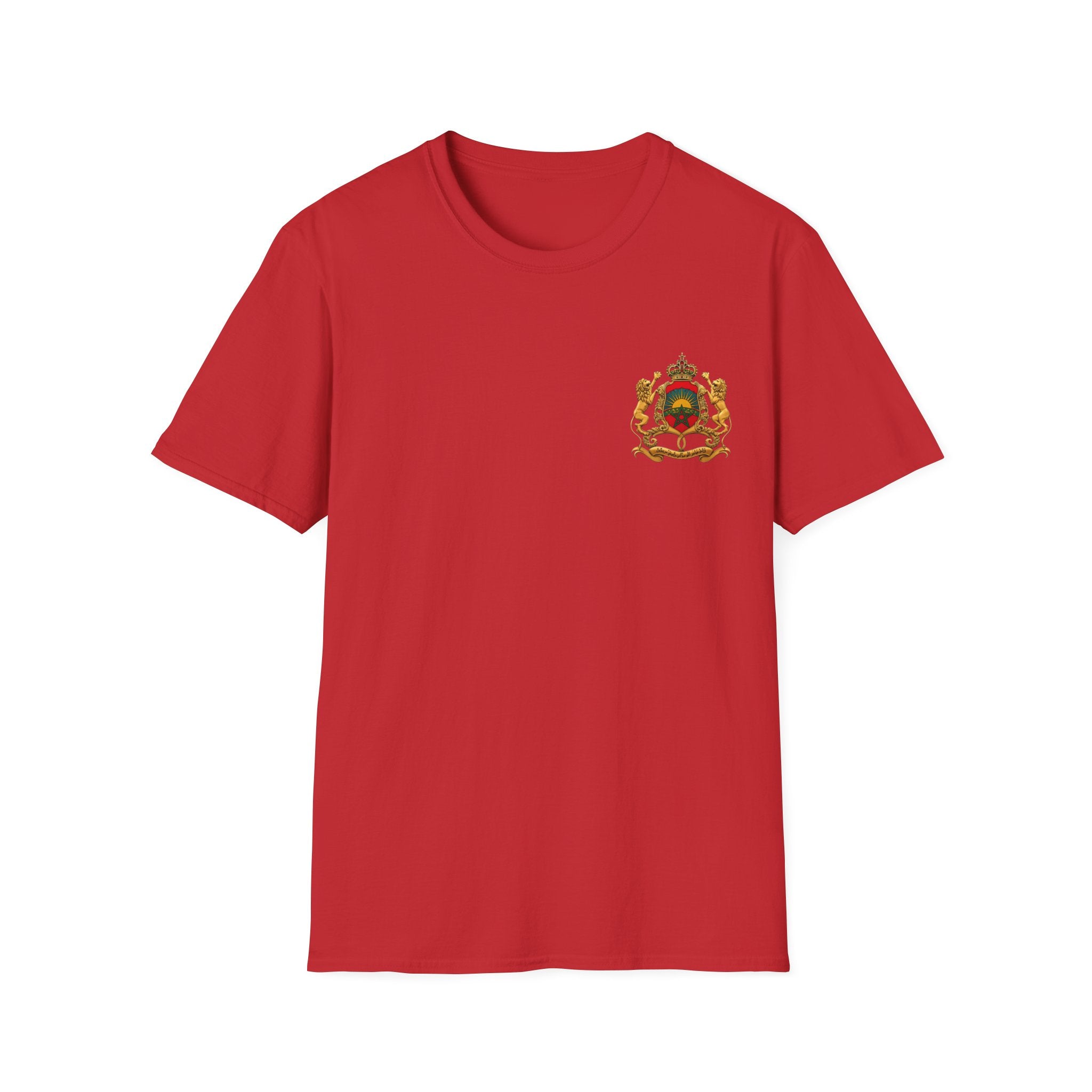 Vintage Heraldic Crest T-Shirt — Royal Coat of Arms Pocket Tee