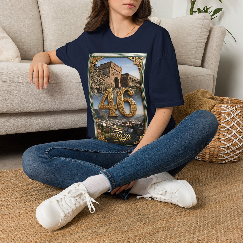 46 Meknès Ramparts T-Shirt — Moroccan Ancient Walls Graphic Tee - LUMÏA