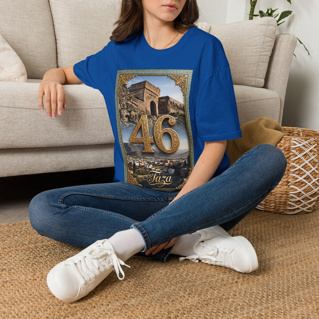 46 Meknès Ramparts T-Shirt — Moroccan Ancient Walls Graphic Tee - LUMÏA