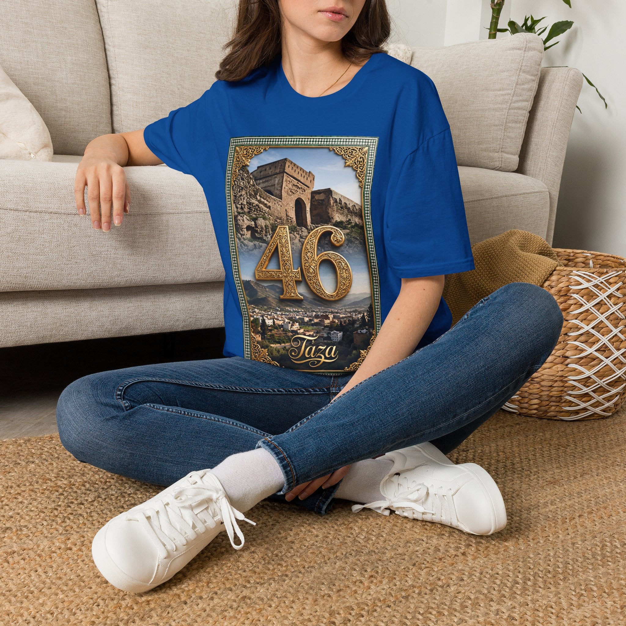 46 Meknès Ramparts T-Shirt — Moroccan Ancient Walls Graphic Tee - LUMÏA