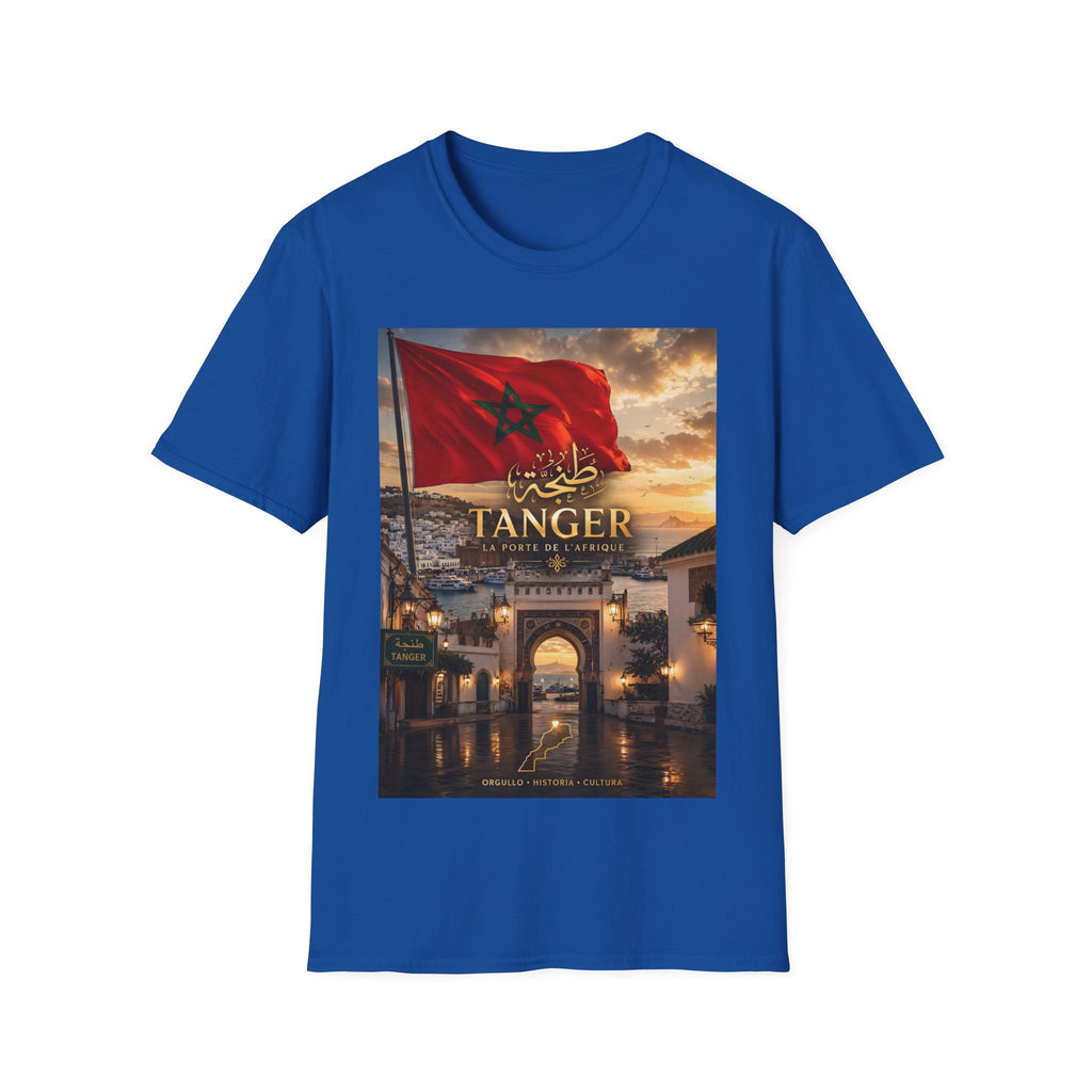 Tanger Flag T‑Shirt — Moroccan Sunset Graphic Tee