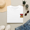 T-Shirt — Small Colorful Tribal Flower Chest Logo - LUMÏA