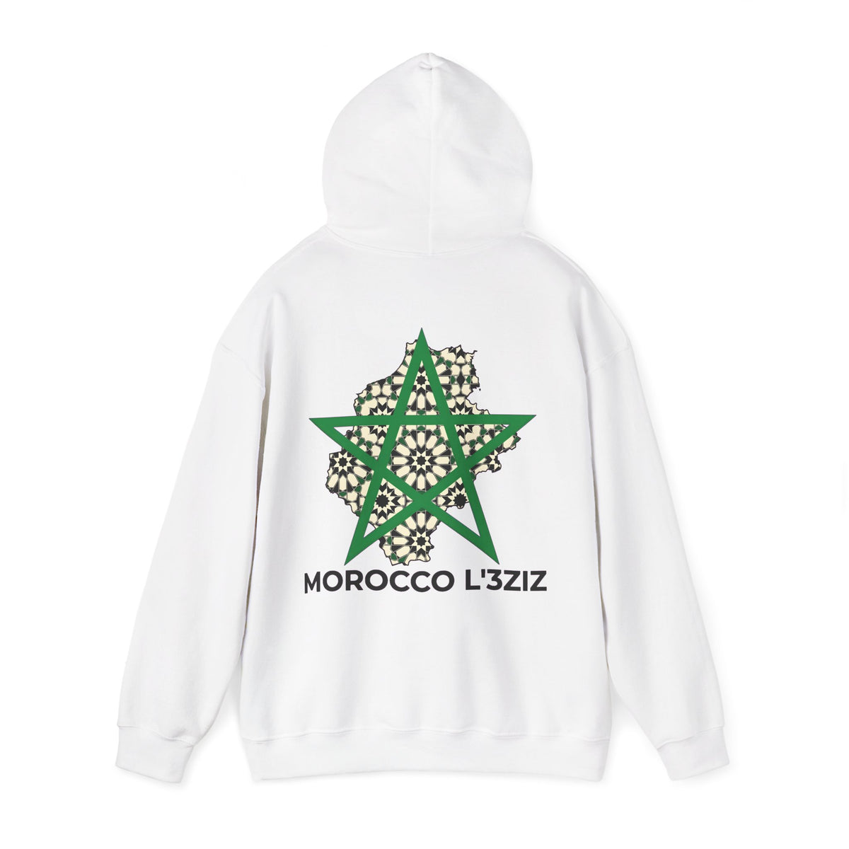 Sweat à capuche L’3ziz – Étoile et mosaïque marocaine - LUMÏA