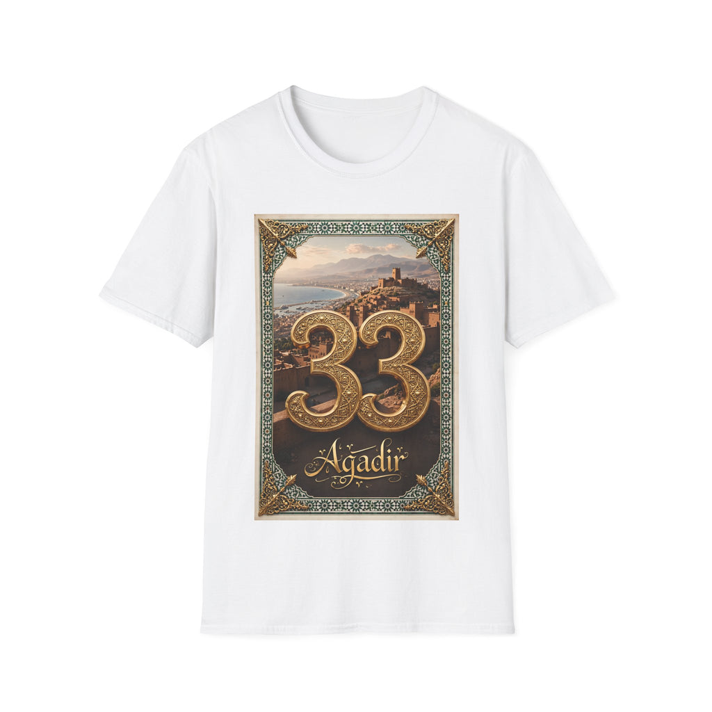 Moroccan Agadir 33 Vintage Poster T-Shirt