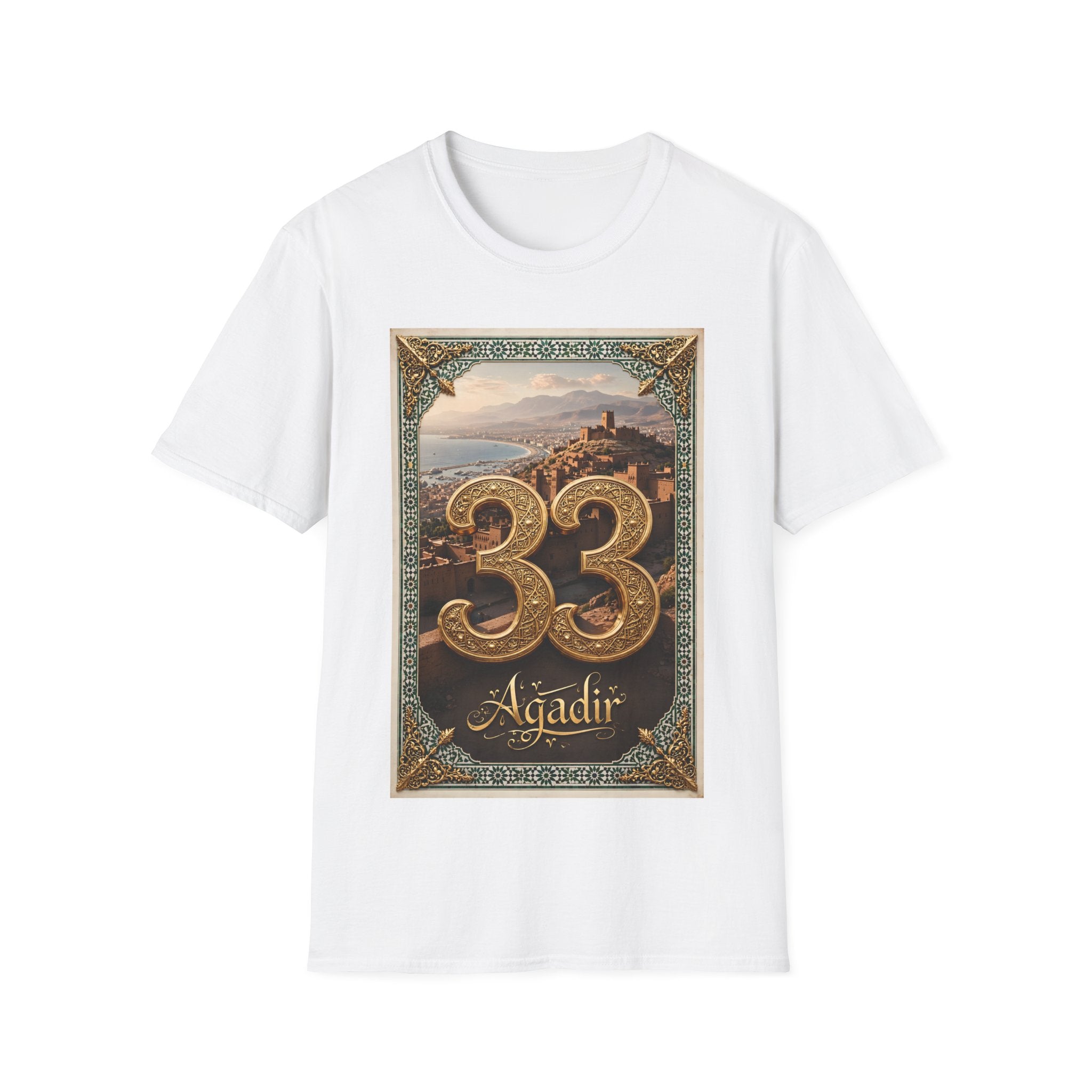 Moroccan Agadir 33 Vintage Poster T-Shirt