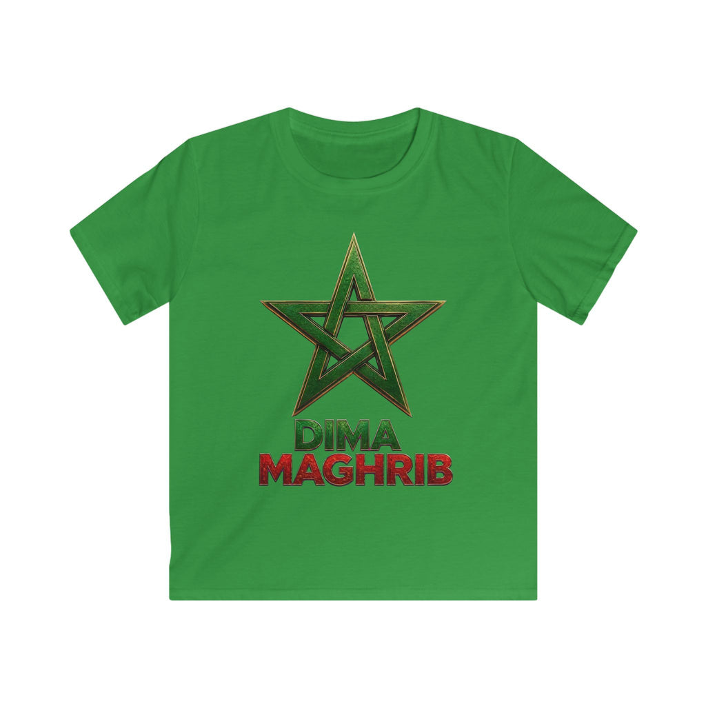 Kids T-Shirt — 'Dima Maghrib' Moroccan Star Graphic Tee