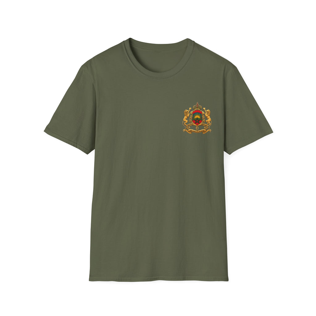 Vintage Heraldic Crest T-Shirt — Royal Coat of Arms Pocket Tee