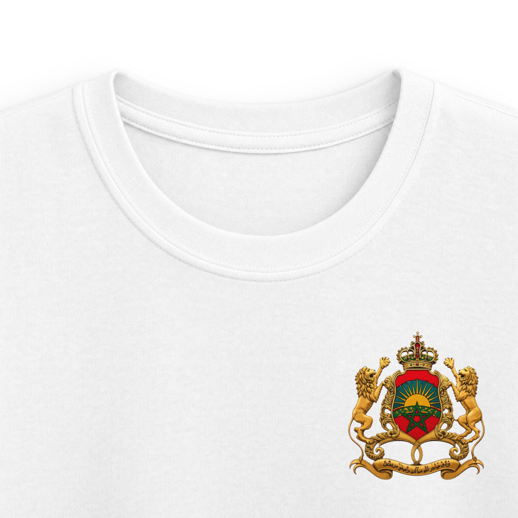 Kids Tee — Moroccan Star Crest “Dima Maghrib” Youth T‑Shirt