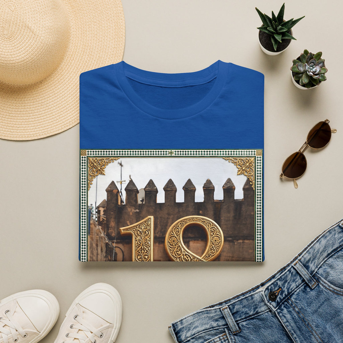 18th Birthday Tee — Elegant Gold Number Birthday T-Shirt - LUMÏA