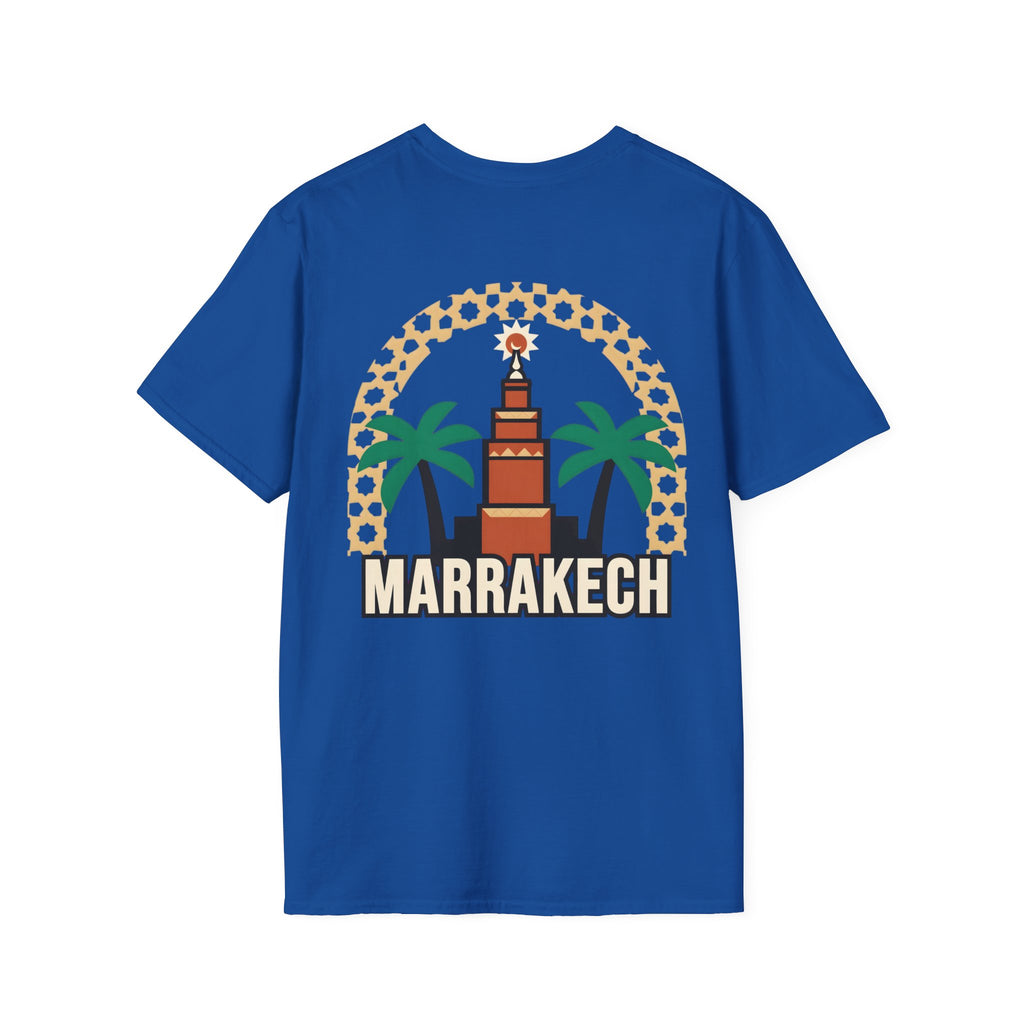 T-shirt Marrakech Palmiers — Souvenir de voyage au Maroc