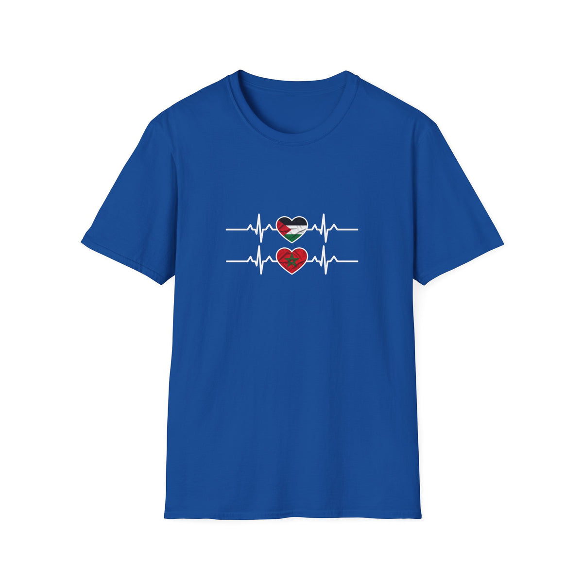 T-shirt Battement de cœur Maroc Palestine - LUMÏA