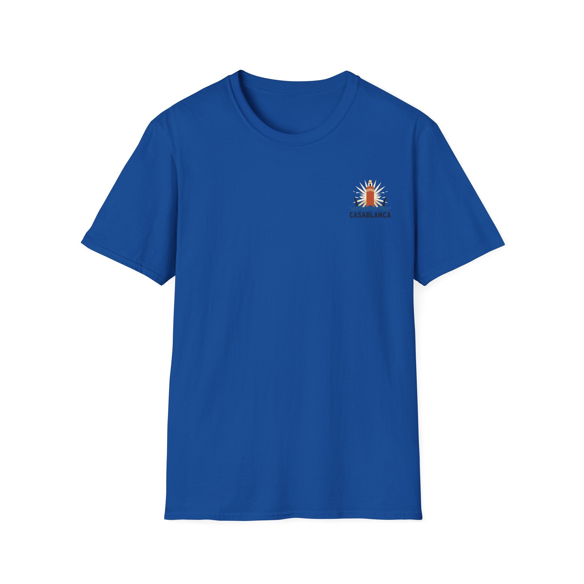 T-shirt Casablanca — Skyline minimaliste de la ville