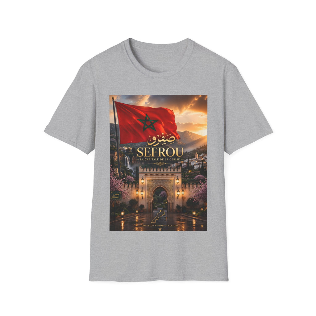 Sefrou Flag T-Shirt — Moroccan City Pride Tee