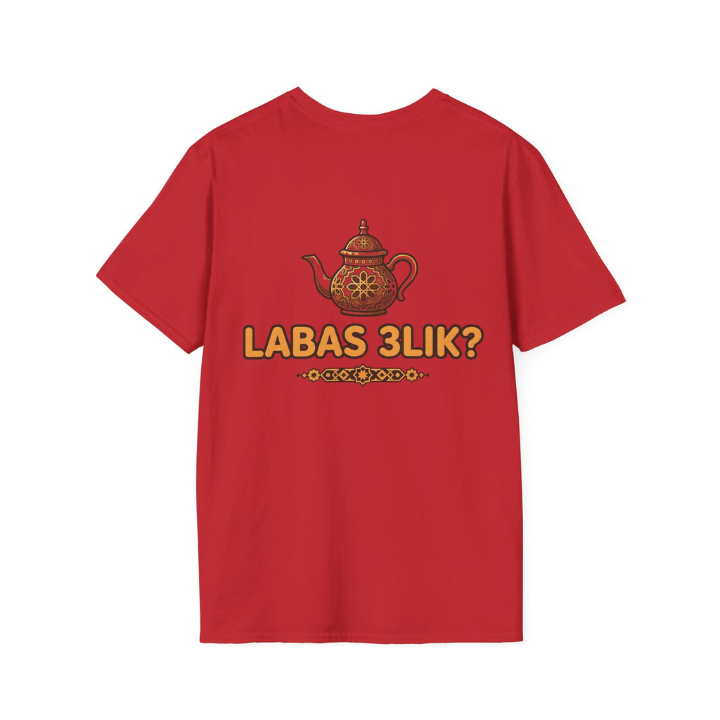 Labas 3lik ? T-Shirt Graphique Théière — Tee Cosy Salutation Lituanienne - LUMÏA
