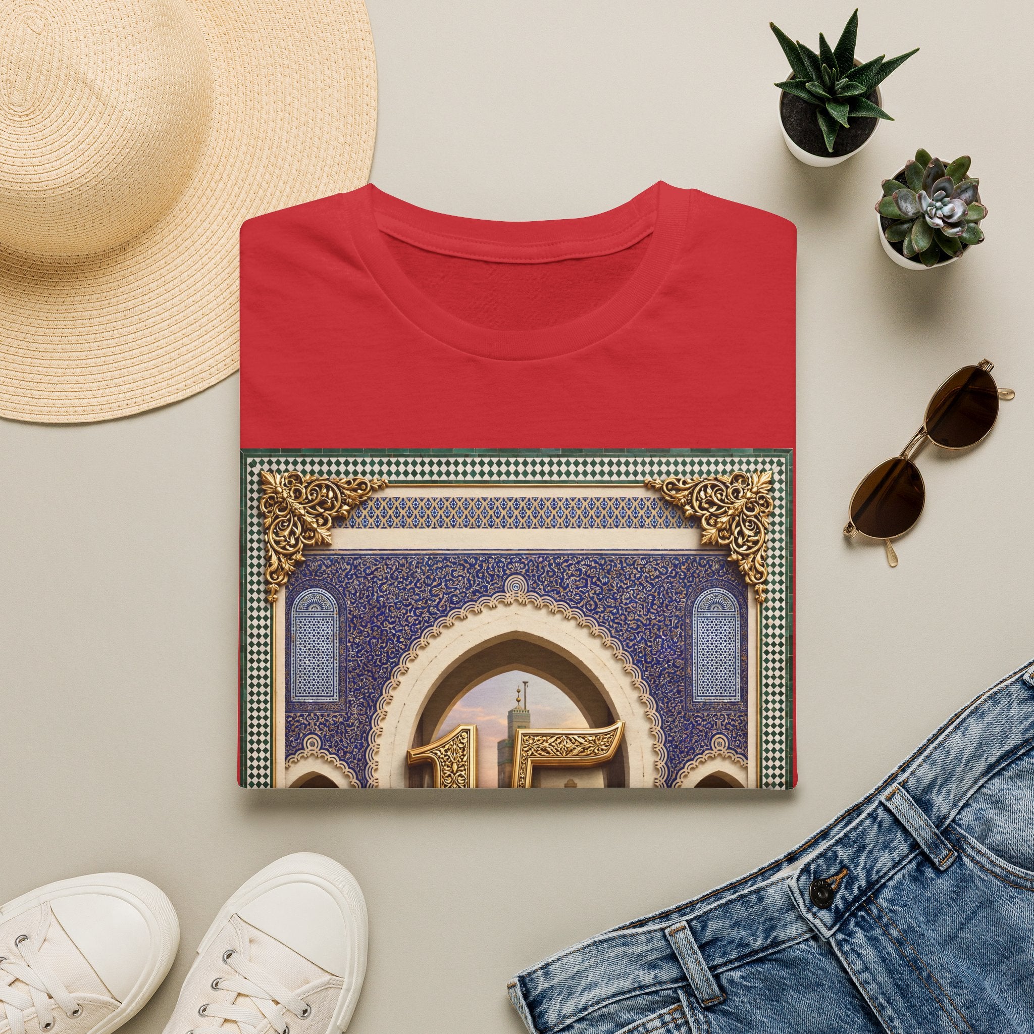 15 Fes Tile Arch T-Shirt - LUMÏA